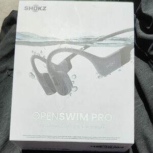 NEW - OpenSwim Pro Bone Conduction Sport Headphones - Grey